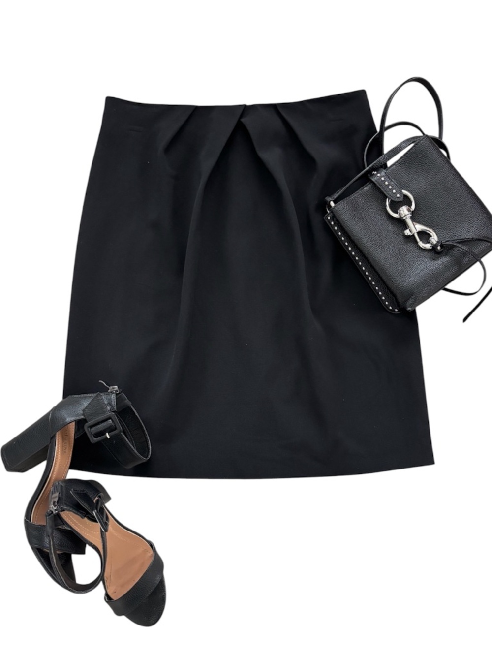 Laundry By Shelli Segal Pleated Pencil Skirt - Black Size 6